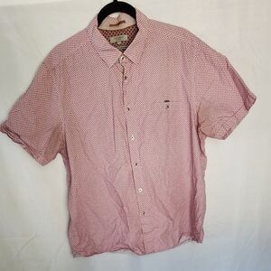 Ted Baker Mens short sleeve, button-down  shirt, size (7)